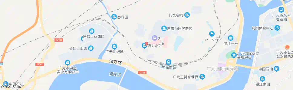 广元河西加油站_公交站地图_广元公交_妙搜公交查询2025