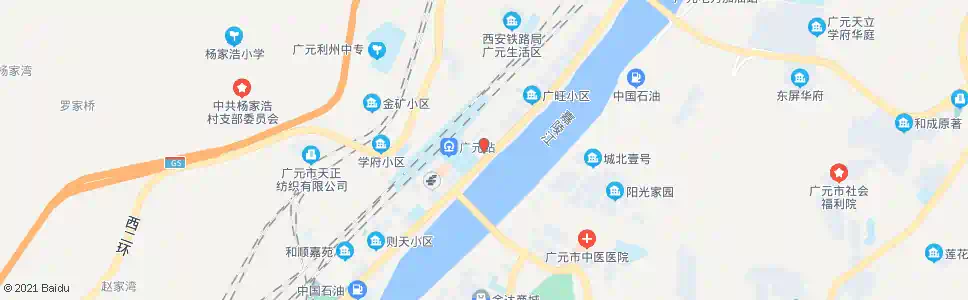 广元旅游汽车客运站_公交站地图_广元公交_妙搜公交查询2025