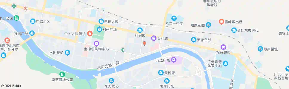 广元市中心血站_公交站地图_广元公交_妙搜公交查询2025