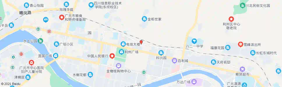 广元110厂路口_公交站地图_广元公交_妙搜公交查询2025