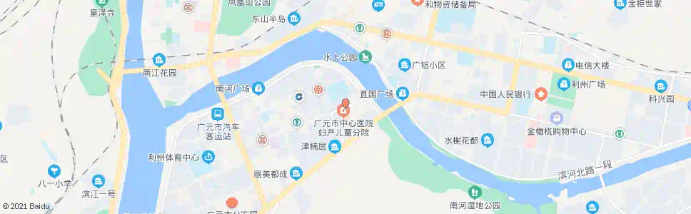 广元南河水厂_公交站地图_广元公交_妙搜公交查询2025