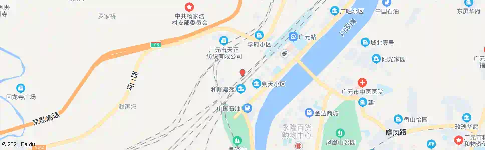 广元武警训练基地_公交站地图_广元公交_妙搜公交查询2025