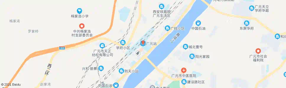 广元平桥_公交站地图_广元公交_妙搜公交查询2025