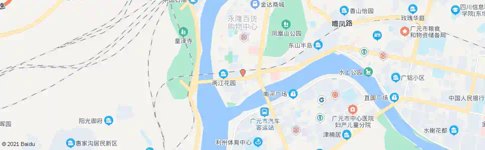 广元南街口_公交站地图_广元公交_妙搜公交查询2025