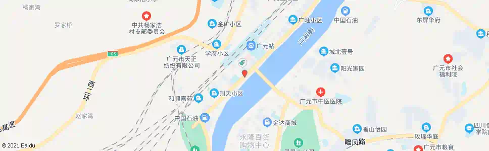 广元喜来登_公交站地图_广元公交_妙搜公交查询2025