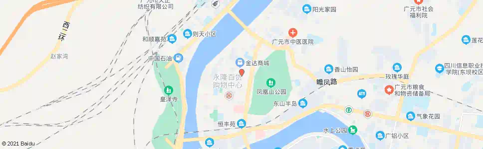 广元新华街_公交站地图_广元公交_妙搜公交查询2025
