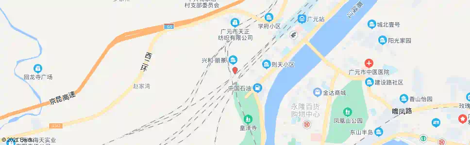 广元皇泽寺社区_公交站地图_广元公交_妙搜公交查询2025
