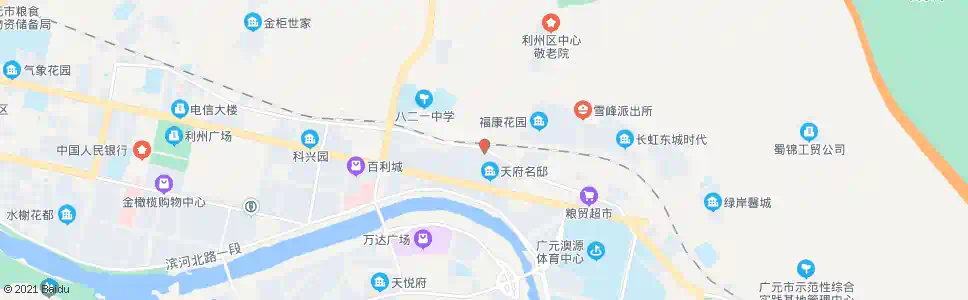 广元邓家桥_公交站地图_广元公交_妙搜公交查询2025