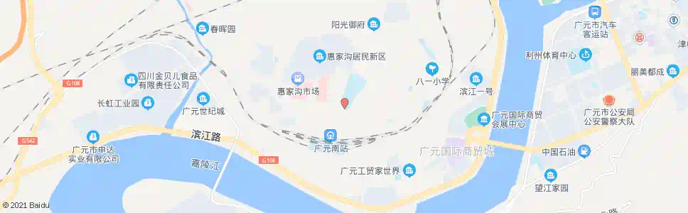 广元八一村_公交站地图_广元公交_妙搜公交查询2025