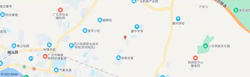 广元110厂三角地_公交站地图_广元公交_妙搜公交查询2025
