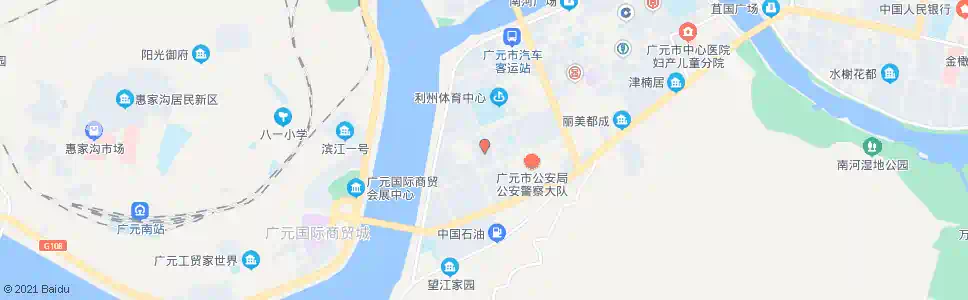 广元三合建材市场_公交站地图_广元公交_妙搜公交查询2025