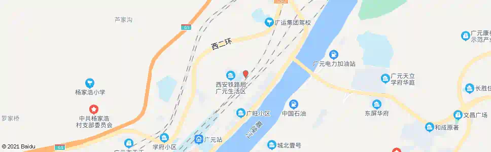 广元上西郑州小区_公交站地图_广元公交_妙搜公交查询2025
