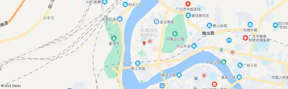 广元大西街_公交站地图_广元公交_妙搜公交查询2025