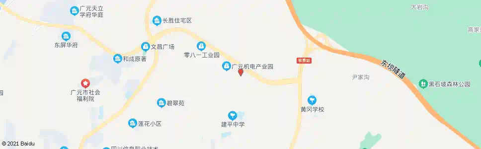 广元棉纺二厂_公交站地图_广元公交_妙搜公交查询2025