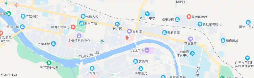 广元急救中心_公交站地图_广元公交_妙搜公交查询2025
