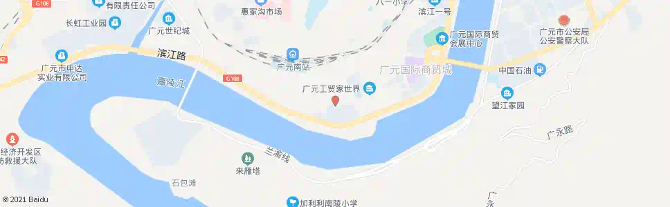 广元火车南货站_公交站地图_广元公交_妙搜公交查询2025