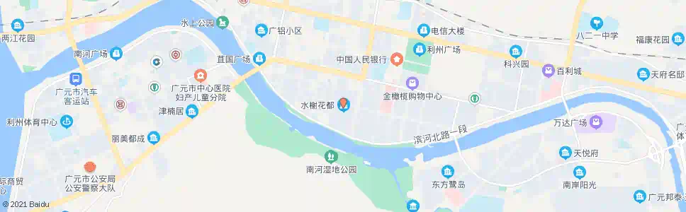 广元水榭花都_公交站地图_广元公交_妙搜公交查询2025