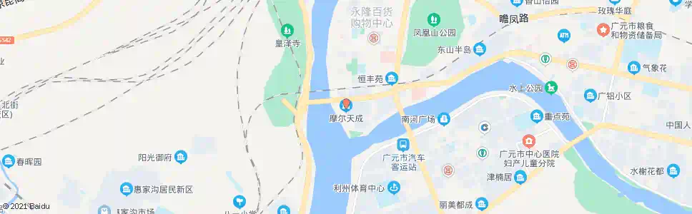 广元摩尔天成(亲水广场)_公交站地图_广元公交_妙搜公交查询2025