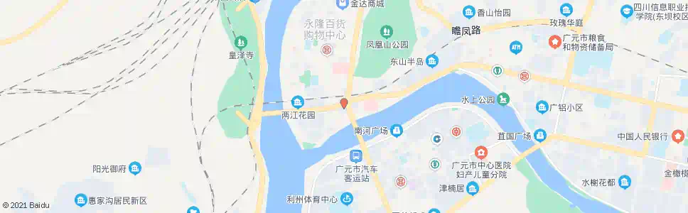 广元中新商城_公交站地图_广元公交_妙搜公交查询2025