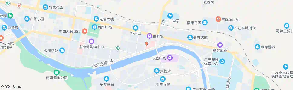 广元市疾控中心_公交站地图_广元公交_妙搜公交查询2025