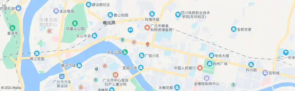 广元利州区爱委会_公交站地图_广元公交_妙搜公交查询2025