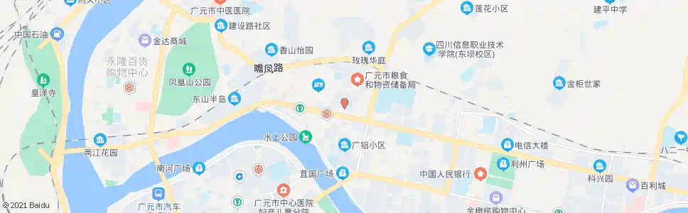 广元老年病防治中心_公交站地图_广元公交_妙搜公交查询2025