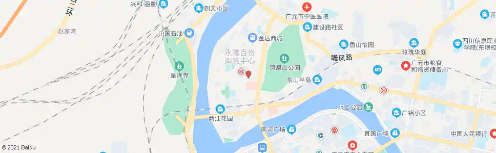 广元东街_公交站地图_广元公交_妙搜公交查询2025
