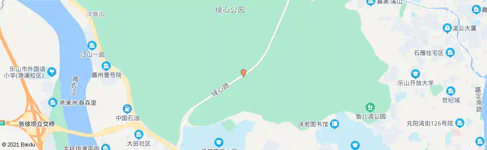 乐山绿心路中二段_公交站地图_乐山公交_妙搜公交查询2025