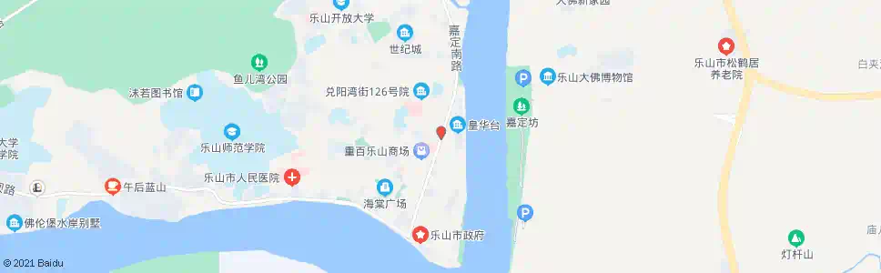 乐山高北门_公交站地图_乐山公交_妙搜公交查询2025