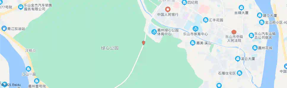 乐山绿心路北段_公交站地图_乐山公交_妙搜公交查询2025