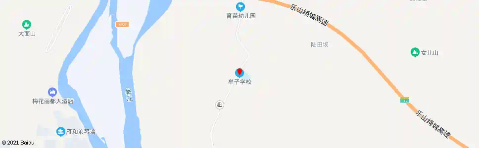 乐山牟子中学_公交站地图_乐山公交_妙搜公交查询2025