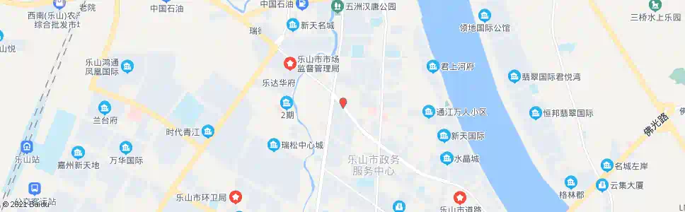 乐山龙游路白燕路口_公交站地图_乐山公交_妙搜公交查询2025