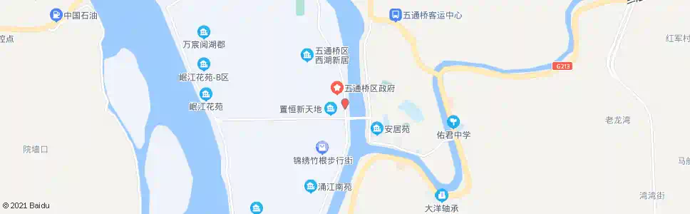 乐山新天地_公交站地图_乐山公交_妙搜公交查询2025