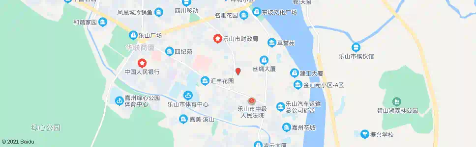 乐山市图书馆_公交站地图_乐山公交_妙搜公交查询2025