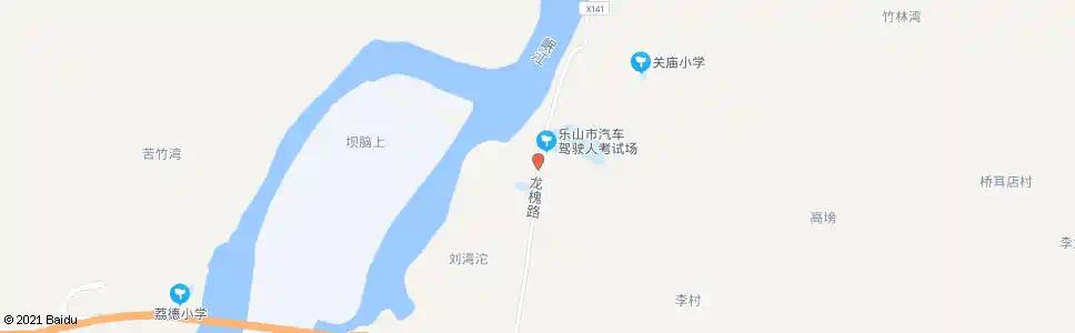 乐山关庙中学_公交站地图_乐山公交_妙搜公交查询2025