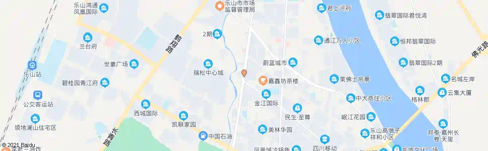 乐山白燕路春华路口_公交站地图_乐山公交_妙搜公交查询2025