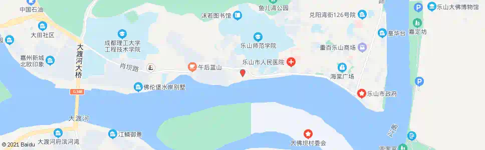 乐山乐山港大件码头_公交站地图_乐山公交_妙搜公交查询2025