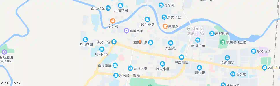 乐山幸福小区_公交站地图_乐山公交_妙搜公交查询2025
