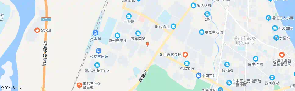 乐山乐高大道东_公交站地图_乐山公交_妙搜公交查询2025