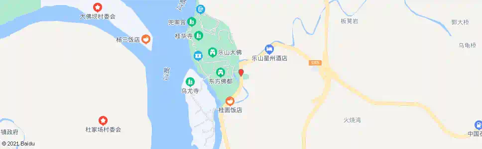 乐山东方佛都_公交站地图_乐山公交_妙搜公交查询2025