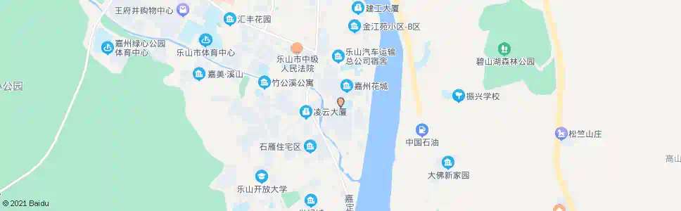 乐山乐山一职学校_公交站地图_乐山公交_妙搜公交查询2025