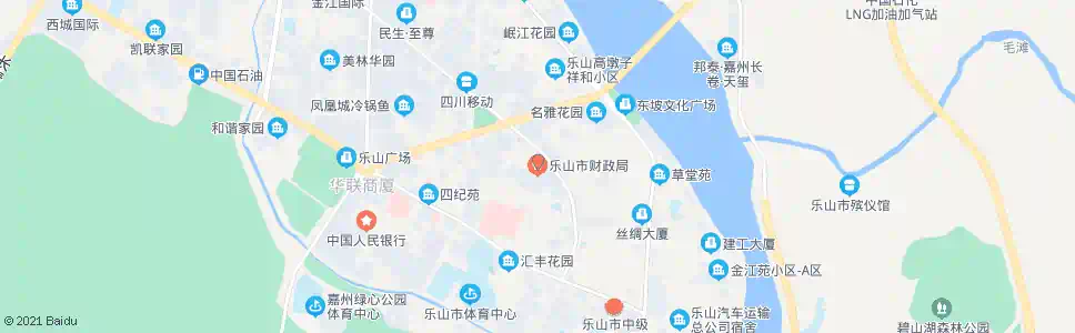 乐山市财政局_公交站地图_乐山公交_妙搜公交查询2025