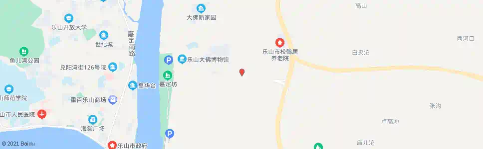 乐山白果湾_公交站地图_乐山公交_妙搜公交查询2025