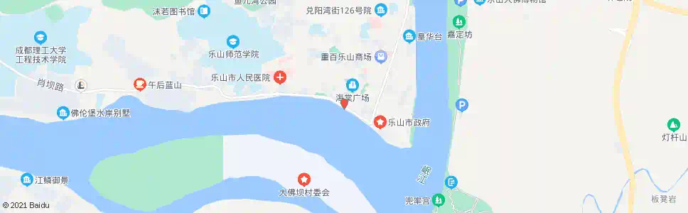 乐山育贤门_公交站地图_乐山公交_妙搜公交查询2025