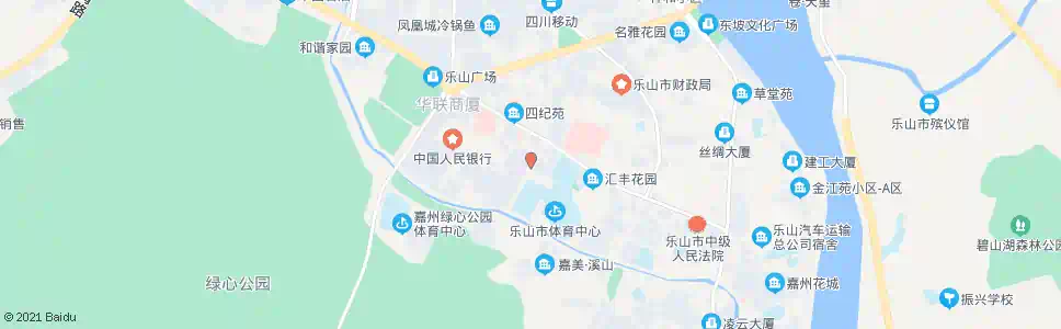 乐山王府井_公交站地图_乐山公交_妙搜公交查询2025
