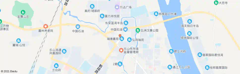 乐山通江派出所_公交站地图_乐山公交_妙搜公交查询2025