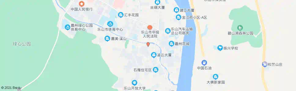 乐山竹溪路口_公交站地图_乐山公交_妙搜公交查询2025