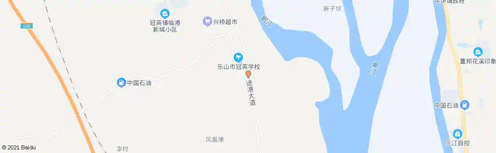 乐山冠英南_公交站地图_乐山公交_妙搜公交查询2025