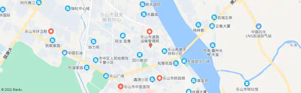 乐山一职实验幼儿园_公交站地图_乐山公交_妙搜公交查询2025
