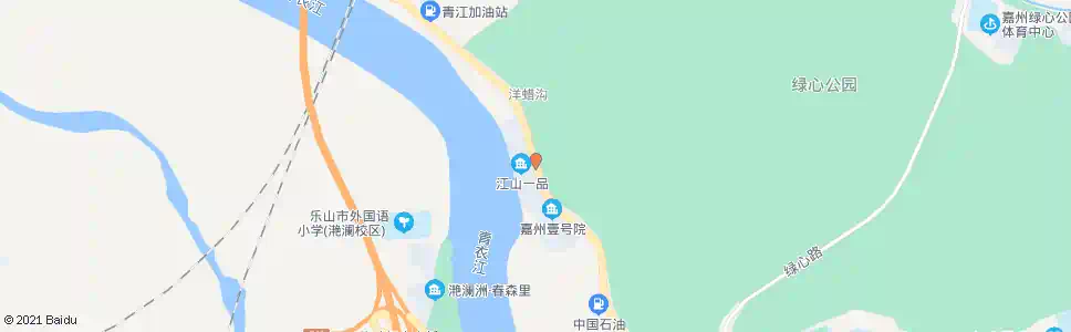 乐山江山一品_公交站地图_乐山公交_妙搜公交查询2025